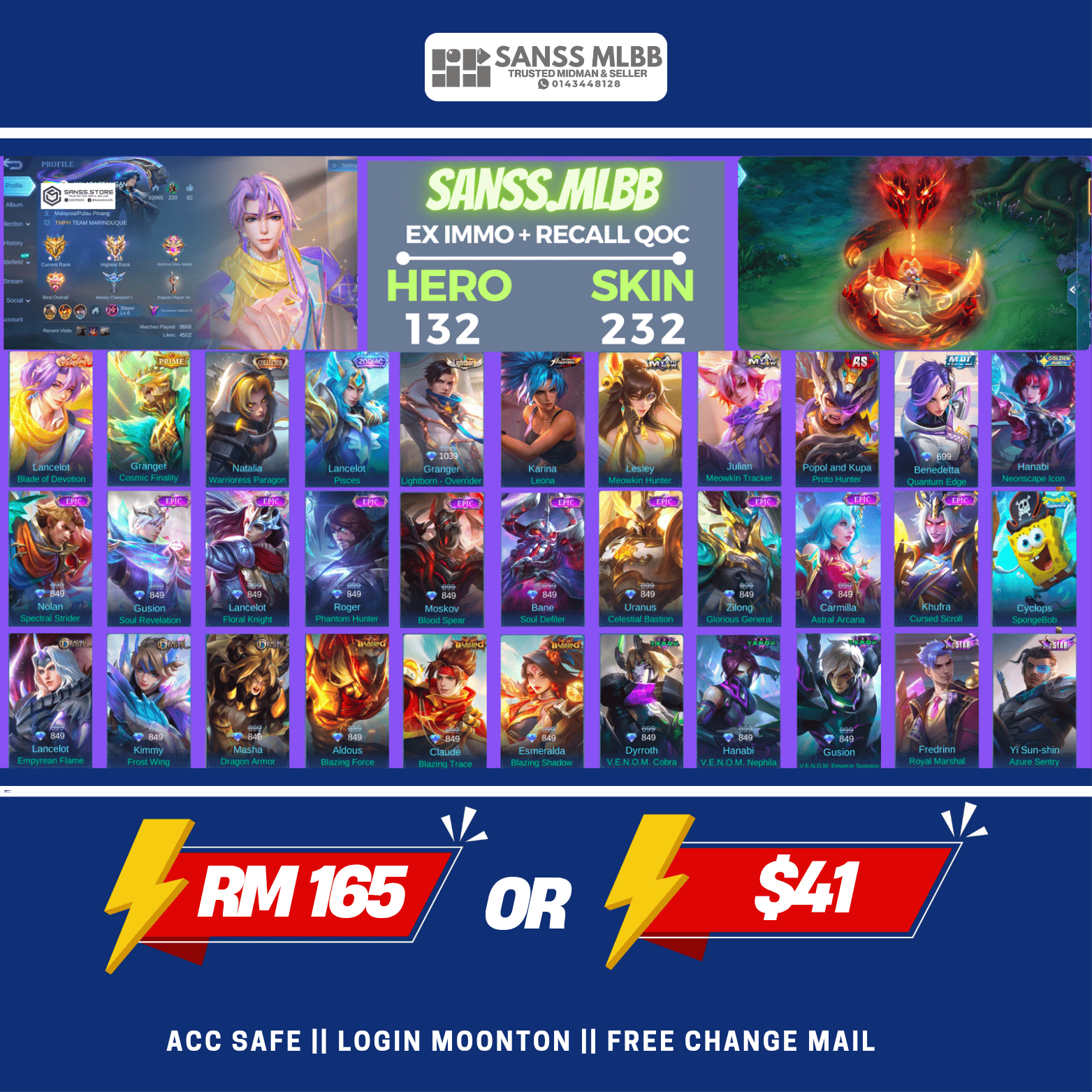 VALENTINE Lancelot
